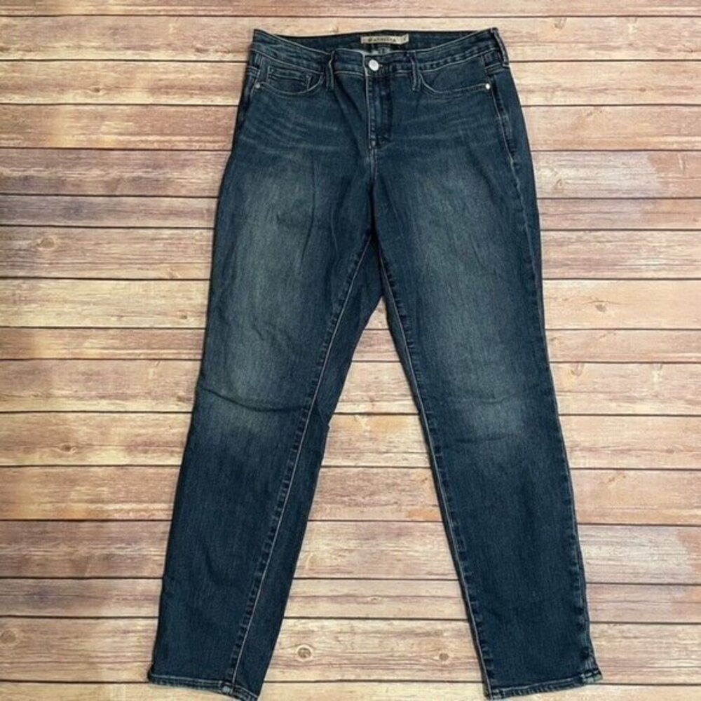 Athleta Sculptek Skinny Jeans Dark Blue Wash
